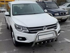 Кенгурятник VW Tiguan I (5N; 07-15) - с грилем 3