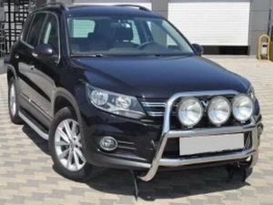 Кенгурятник VW Tiguan I (5N; 07-15) - высокий под фары 3