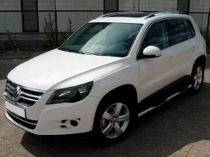 Пороги боковые VW Tiguan I (5N; 07-15) - трубы 4