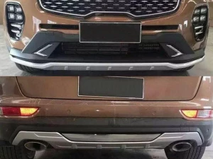 Накладки на бампера Kia Sportage IV (QL; 16-18) - ABS 5