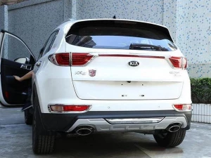 Накладки на бампера Kia Sportage IV (QL; 16-18) - ABS 8