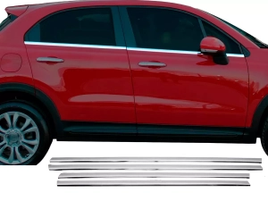 Хром нижні молдинги вікон Fiat 500X (15-24)