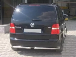 Защита задняя VW Touran I (1T; 03-10) - углы 2