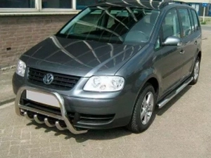 Пороги боковые VW Touran I (1T/GP2; 03-15) - трубы 2