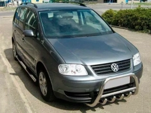 Пороги боковые VW Touran I (1T/GP2; 03-15) - трубы 3