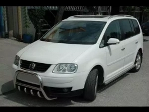 Пороги боковые VW Touran I (1T/GP2; 03-15) - трубы 4