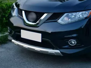 Накладки под бампера Nissan X-Trail T32 (14-16) - нержавейка 5