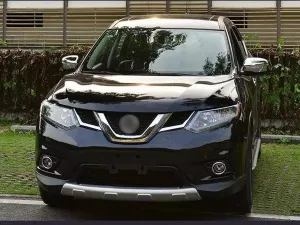 Накладки под бампера Nissan X-Trail T32 (14-16) - нержавейка 6