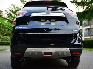 Накладки под бампера Nissan X-Trail T32 (14-16) - нержавейка 7