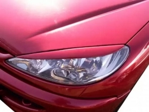 Реснички на фары Peugeot 206 (98-10) 3