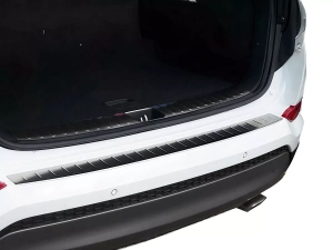 Накладка на задний бампер Hyundai Tucson III (TL; 16-18) - Omsa (серебряная) 4
