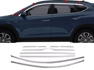 Хром верхні молдинги вікон Hyundai Tucson III (TL; 16-21) Хром верхні молдинги вікон Hyundai Tucson III (TL; 16-21)