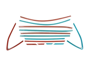 Хром повне окантування вікон Hyundai Tucson III (TL; 16-21) 4