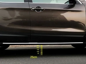 Пороги боковые Nissan Qashqai II (J11; 14-21) - OEM 4S стиль 8