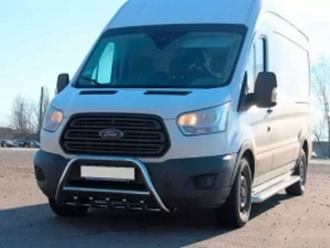 Кенгурятник Ford Transit IV (14-) - з грилем 4