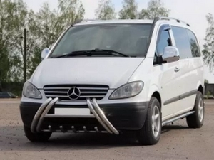 Кенгурятник Mercedes Vito W639 (03-14) - Ноздри 3