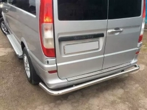 Захист задній Mercedes Vito W639 (03-14) - загини за кути 3