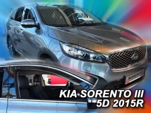 Дефлекторы окон Kia Sorento III (UM; 15-20) - Heko (вставные ветровики) 3