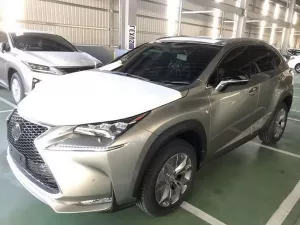 Дефлекторы окон Lexus NX I (AZ10; 15-21) - Hic (с хром молдингом) 3