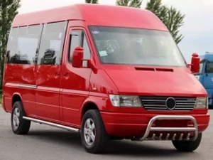 Кенгурятник Mercedes Sprinter W901 (95-06) - с грилем 2
