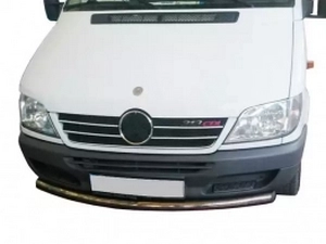 Защита передняя Mercedes Sprinter W901 (95-06) - труба одинарная 2