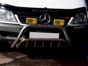 Кенгурятник Mercedes Sprinter W901 (95-06) - двойной 2