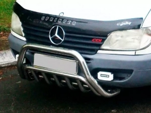 Кенгурятник Mercedes Sprinter W901 (95-06) - двойной 4
