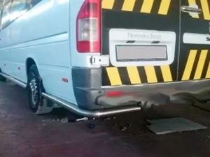 Защита задняя Mercedes Sprinter W901 (95-06) - углы 3