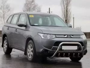 Кенгурятник Mitsubishi Outlander III (13-21) - с надписью 4