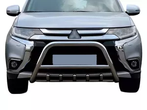 Кенгурятник Mitsubishi Outlander III (13-21) - с грилем