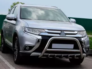 Кенгурятник Mitsubishi Outlander III (13-21) - с грилем 3