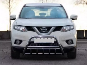 Кенгурятник Nissan X-Trail III (T32; 14-21) – з грилем 3