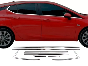 Хром нижні молдинги вікон Opel Astra K (15-21) Htb