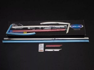 Хром нижні молдинги вікон Opel Astra K (15-21) Htb 4