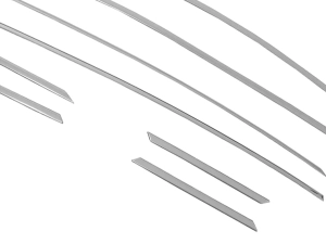 Хром верхні молдинги вікон Opel Astra K (15-21) Htb 3