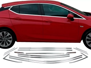 Хром повні молдинги вікон Opel Astra K (15-21) Htb