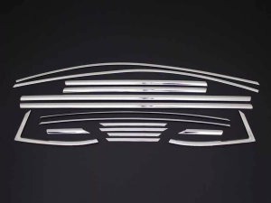 Хром повні молдинги вікон Opel Astra K (15-21) Htb 2