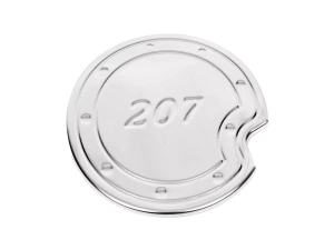 Хром накладка на лючок бензобака Peugeot 207 (06-12)