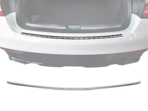 Накладка на задній бампер Mercedes GLE Coupe C292 (15-19) - хром.
