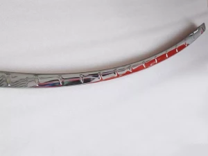 Накладка на задній бампер Mercedes GLE Coupe C292 (15-19) - хром. 2