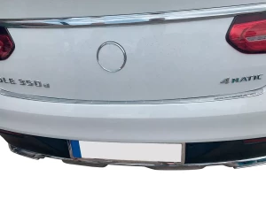 Накладка на задній бампер Mercedes GLE Coupe C292 (15-19) - хром. 4