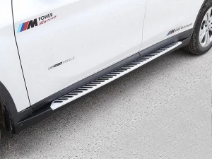 Пороги боковые BMW X1 F48 (15-22) - оригинал стиль