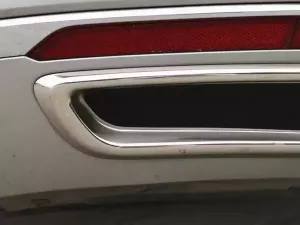 Хром имитаторы насадок диффузора VW Passat B8 (15-19) - R-Line стиль 7