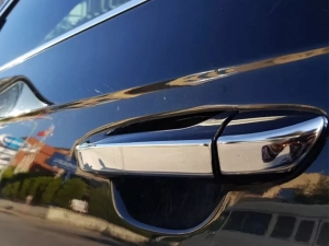 Хром накладки на ручки VW Passat B6 (3C; 05-10) - плоские 5