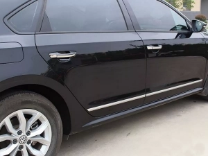 Хром накладки на ручки VW Passat B6 (3C; 05-10) - плоские 8