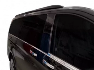 Хром нижние молдинги окон Mercedes Vito / V-Class W447 (14-) 6