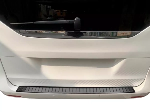 Хром накладка на задний бампер Mercedes Vito / V W447 - Omsa (чёрная) 5