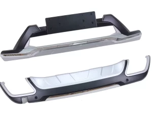 Накладки на бампера Hyundai Santa Fe III (17-18) рестайлінг 2