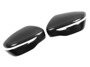 Накладки на дзеркала Nissan Qashqai II (J11; 14-21) - карбон
