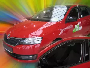 Дефлектори вікон Skoda Rapid Spaceback (13-19) - Heko (вставні) 3